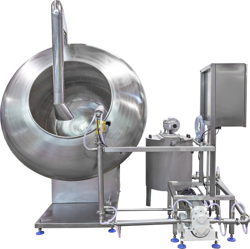 Bubon na postrek cukru pre obaľované produkty