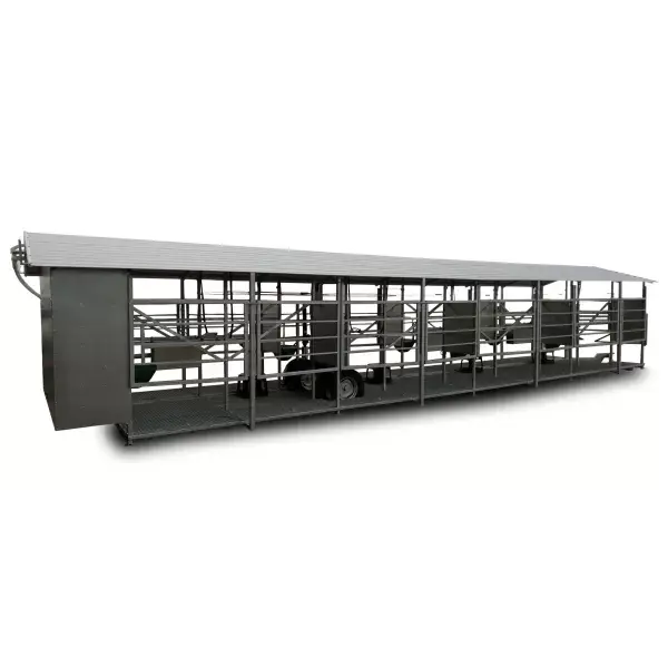 Mobilná dojáreň MOOTECH8 - so 40 l zbernou nádobou a skriňou