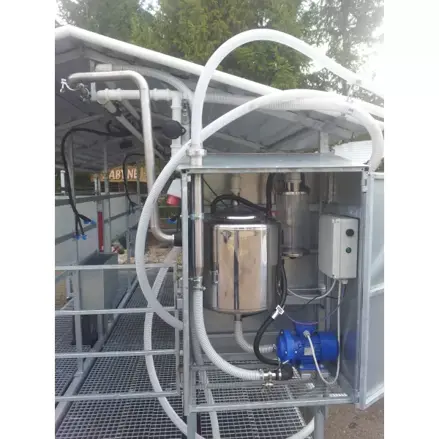 Mobilná dojáreň MOOTECH6 - so 40 l zbernou nádobou