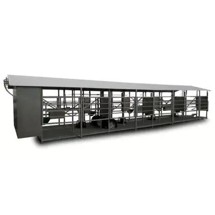 Mobilná dojáreň MOOTECH8 - so 40 l zbernou nádobou a skriňou