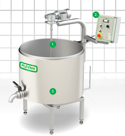 Syrárske kotle - elektrické SKE 200-500 l