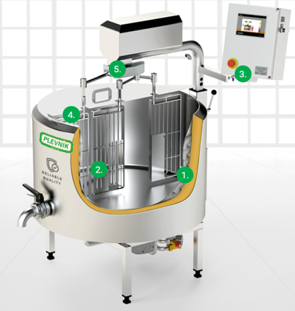 Syrárske kotle SKH 50-1500 l