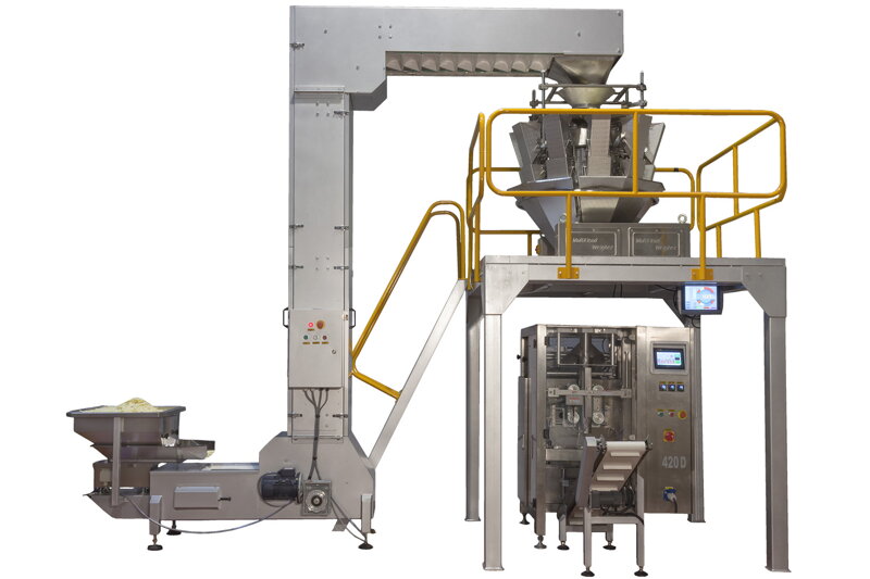 Stroj na vreckovanie malých cukroviniek