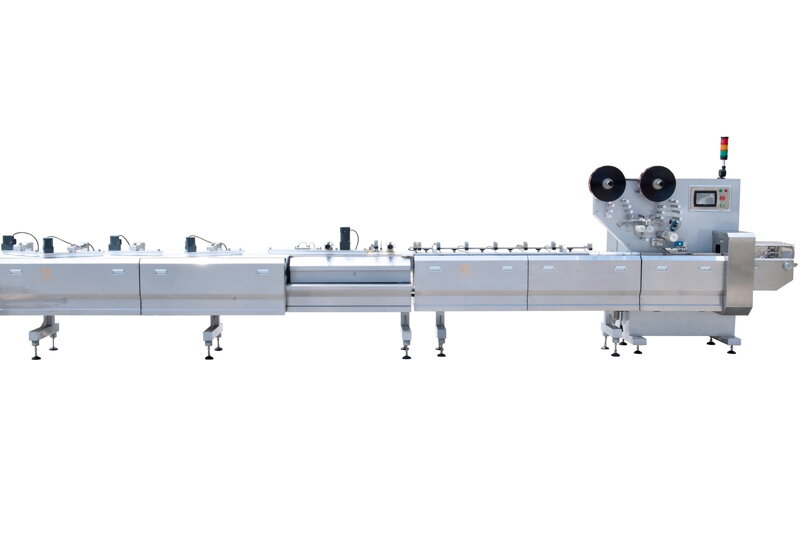 Vyrovnávač a balič cukroviniek v jednom