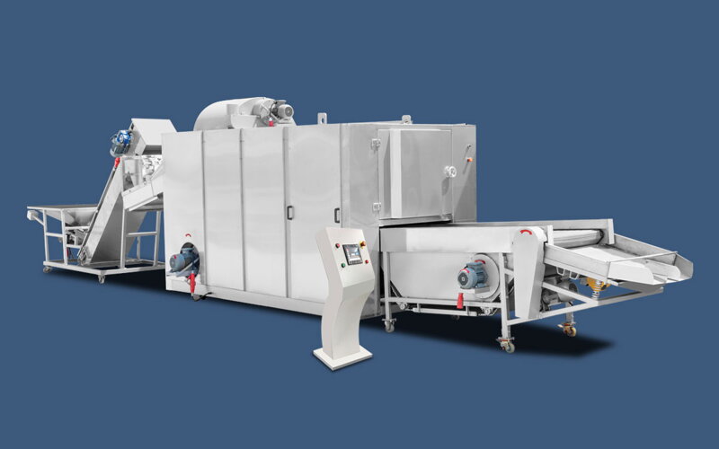 Pražiareň orechov ALP 300 – 3 dopravníky